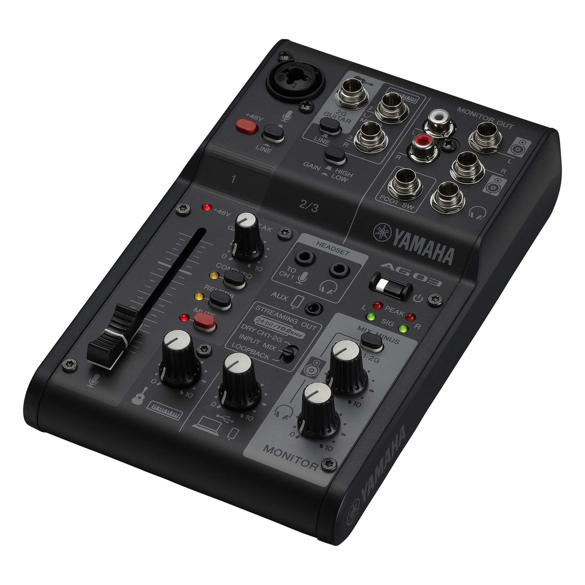 Yamaha AG03 Mk2 3-Channel Mixer and USB Audio Interface – Patchwerks