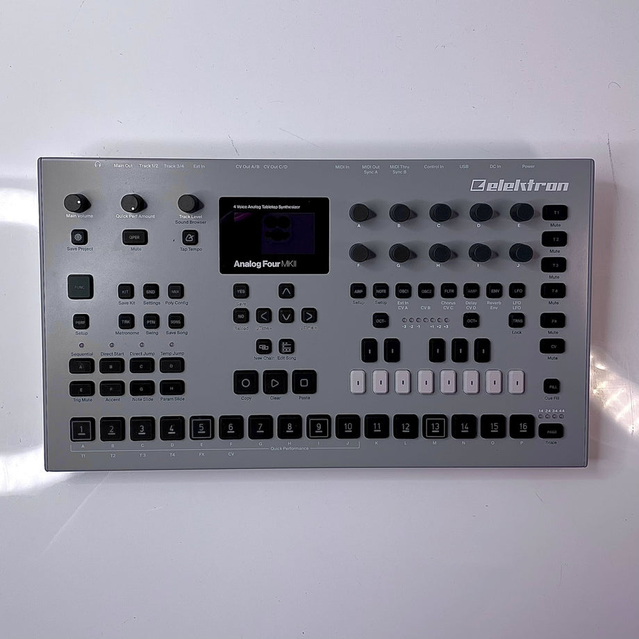 Used Elektron Analog Four MKII (Grey) – Patchwerks