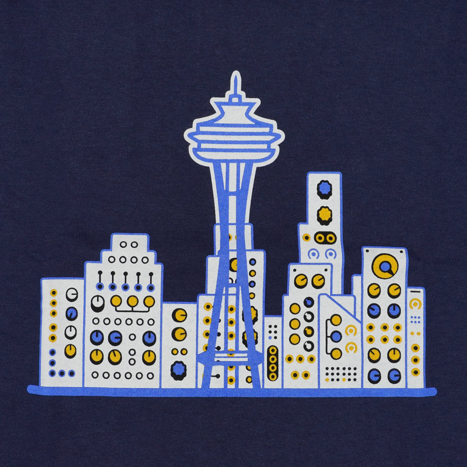 LA Skyline Print T-Shirt